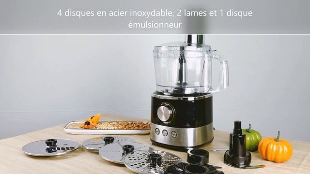 Robot Multifonctions Pulse, Hachoir et Pétrin - CERM1000B - Continental Edison смотреть онлайн