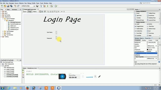 How to Setup JFrame Login Page with Proper Graphics in Java || StepUp Java || 2K18 смотреть онлайн