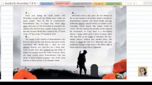 21. Spotlight 9. Module 1. Across the Curriculum. Remembrance Day