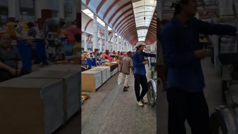 на базаре в Худжанде(Ленинабад)