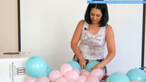 Плоская гирлянда из воздушных шаров: как сделать своими руками?