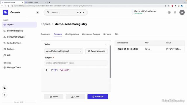 10.7_Kafka Schema Registry hands-on - Kafka Extended APIs for Developers смотреть онлайн