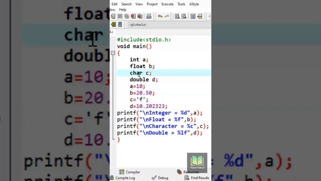 C Language - What are different types of Data Types | Data Types in language