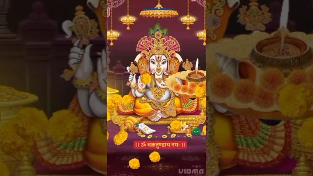 गणेश मंत्र | Ganesh Mantra | ॐ गं गणपतए नमो नमः | ?️ Bhakti Song | Anuradha Paudwal Bhajan#shorts