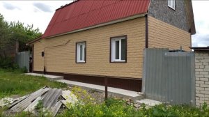 обшиваем дом разным сайдингом/сайдинг под камень и блокхауз.