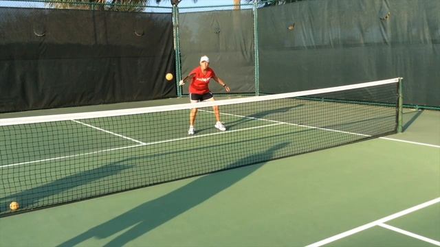 Pickleball: "Options Off Tough Backhand Dink", Deb Harrison