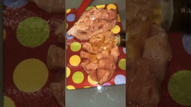 Карамельное куриное филе с овощами смотреть онлайн