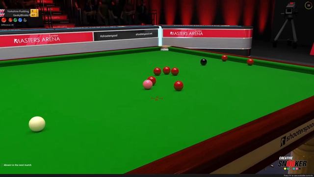 ShootersPool (PC) | Snooker International etour QF - GeekyBlinder vs Yorkshire Pudding смотреть онлайн