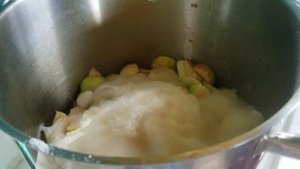 Варенье из яблочной падалицы "Фифти-фифти" за 20 минут. Пошаговый рецепт.