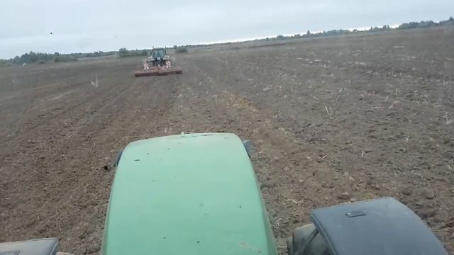 Дискование пахоты, подготовка почвы под озимую пшеницу смотреть онлайн