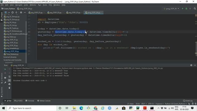 OOP-4 Static Method смотреть онлайн