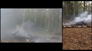 Как быстро потушить костер?/How to put out a bonfire quickly?