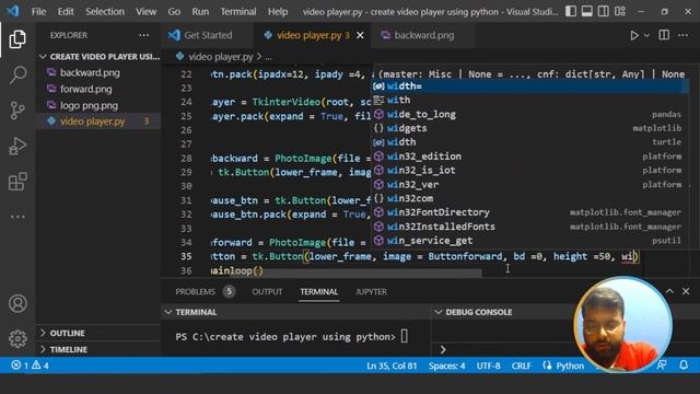 Python Video Player Using Tkinter | How to Make a Video Player in Python Tkinter? | Simplilearn