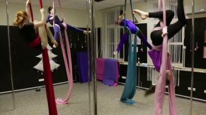 Aerial silks тренировки с Румянцевой Днепропетровск