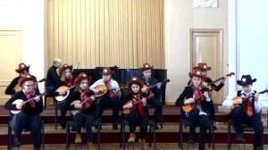 Aнсамбль "Акварель" рук.Е.Н.Савостьянова  А. Безенсон "Тревожное танго", С. Качалин  "Старое банджо