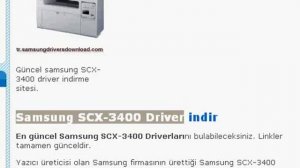 Samsung SCX 3400 Driver