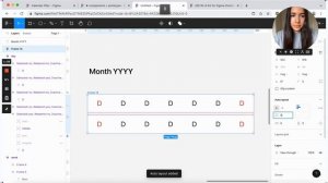 Figma tutorial: Calendar filter