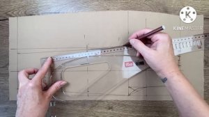 Кроим брюки сразу на ткани по 4 меркам. Быстро и просто!!!