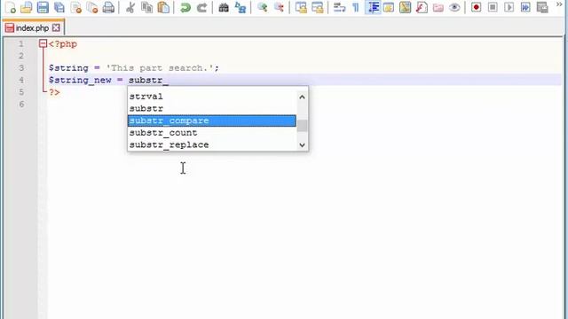 PHP Tutorial - 43 String Functions- Replacing Part of a String