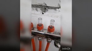тёплый пол, монтаж коллектора