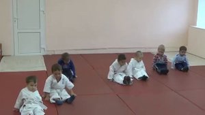 1.11.15 Открытый урок по дзюдо: разминка. Малыши 3 - 4 года. Centre Judo Kids. Feodosiya