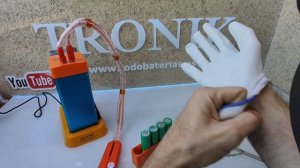 GLITTER 801-B SOLDADOR DE PUNTOS KIT COMPLETO. PROBAMOS 0.15 y 0.20 mm NIQUEL PURO