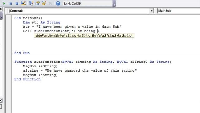 Excel 2010 VBA Tutorial 32 - Passing Multiple Variables