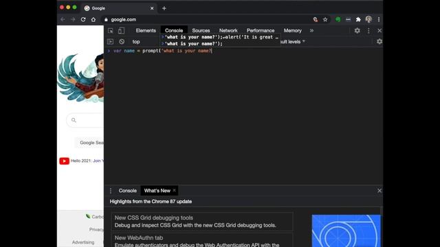 03. User Input and output - JavaScript Programming Overview - Coding 101 - Lesson 1