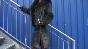 Diva Nadja - Leather Slit Skirt