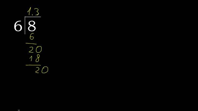 Dividir 8 entre 6 division inexacta con resultado decimal de 2 numeros con procedimiento смотреть онлайн