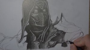 Let's Draw NOOB SAIBOT - MORTAL KOMBAT 11