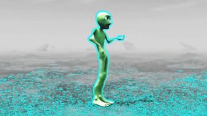 Dame Tu Cosita. Зеленый инопланетянин.