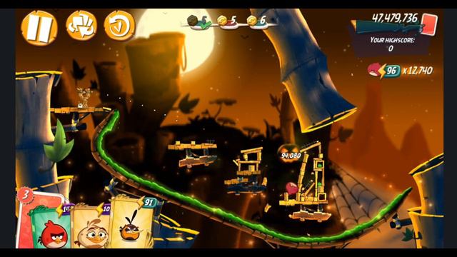 Angry Birds 2 - Mighty Eagle Bootcamp Today (Without Extra Cards) смотреть онлайн