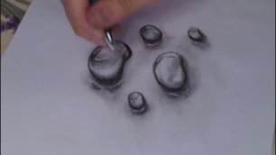 Как нарисовать каплю воды карандашом?