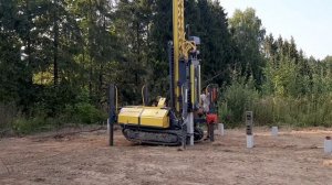 Ж/Б сваи. Забивка свай под фундамент.