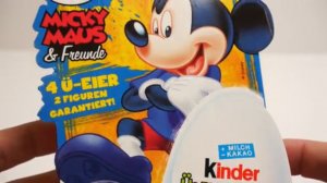 4 Киндер Сюрприз Яйца Микки Маус и Друзья 4 Kinder Surprise Eggs Mickey Mouse & Friends