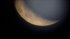 lune au telescope bresser 70/900
