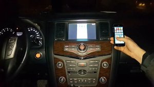 Установка MirrorLink и цифрового ТВ в Nissan Patrol