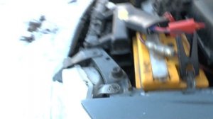 как завести Hyundai Accent -30°C