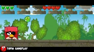 RED BALL 4: SPONGEBOB BALL, ANGRY BIRDS BALL, BAD PIGGIES BALL 'All Bosses' GAMEPLAY VOLUME 1-5