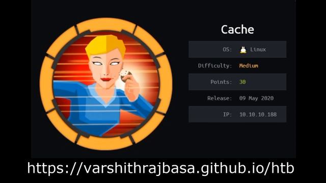 HackTheBox Cache Walkthrough