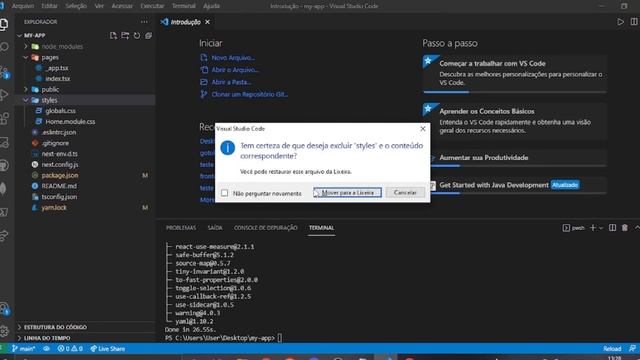 Upload de Imagens no Front End com React + texto Drop Down Parte 1 baixando as dependências. смотреть онлайн