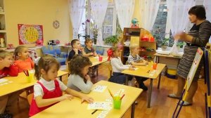 Занятие математики в старшей группе детского сада