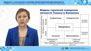 6.4. Модель стратегий поведения личности Томаса и Киллмена и стили ведения переговоров