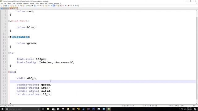 HTML & CSS - Tutorial 17 - Circular Border