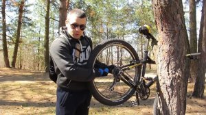 Настройка заднего переключателя велосипеда.