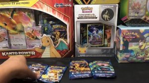 Evolutions Opening/Celebrations Spoiler! Full case of K19 Mini Tins!!!