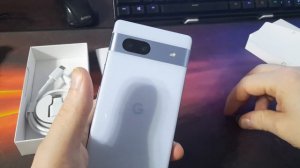 Google Pixel 7a. Распаковка.