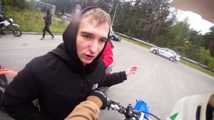 ДПС НЕ ОТСТАЮТ... | МОЙ ПЕРВЫЙ МОТО YAMAHA YZ 125 | ПОКАТУШКА ТОЛПОЙ ПО ГОРОДУ
