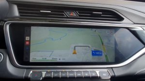 Яндекс Навигатор в Geely Atlas Pro Carplay расширение функций штатной магнитолы, тюнинг мультимедиа